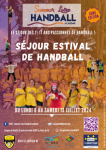 Summer Loire Handball Académie Eté 2024